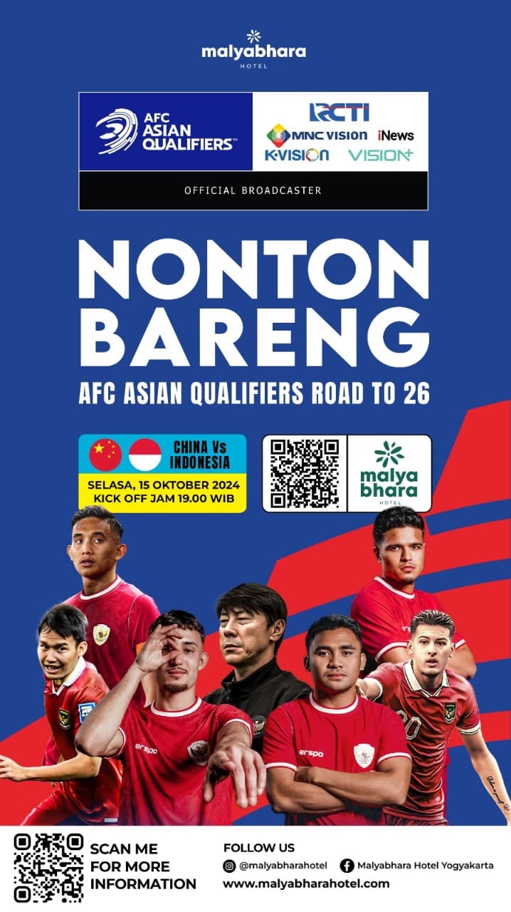 Nonton Bareng Kualifikasi Piala Dunia FIFA 2024 di Janur Resto Gratis!