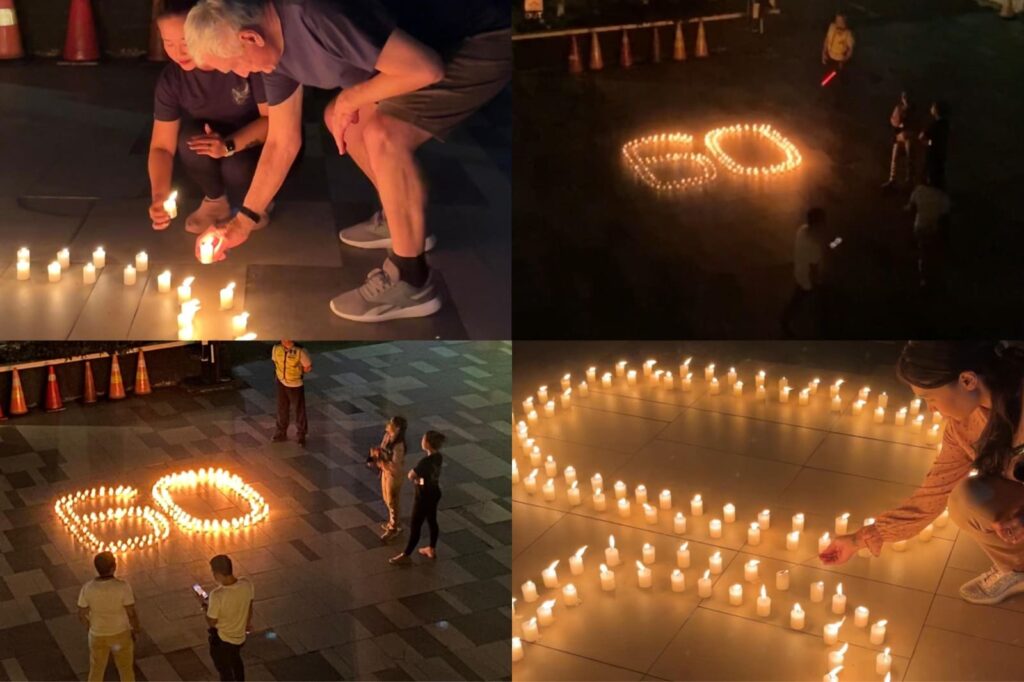 PERINGATAN EARTH HOUR KEDUA DI MALYABHARA HOTEL
